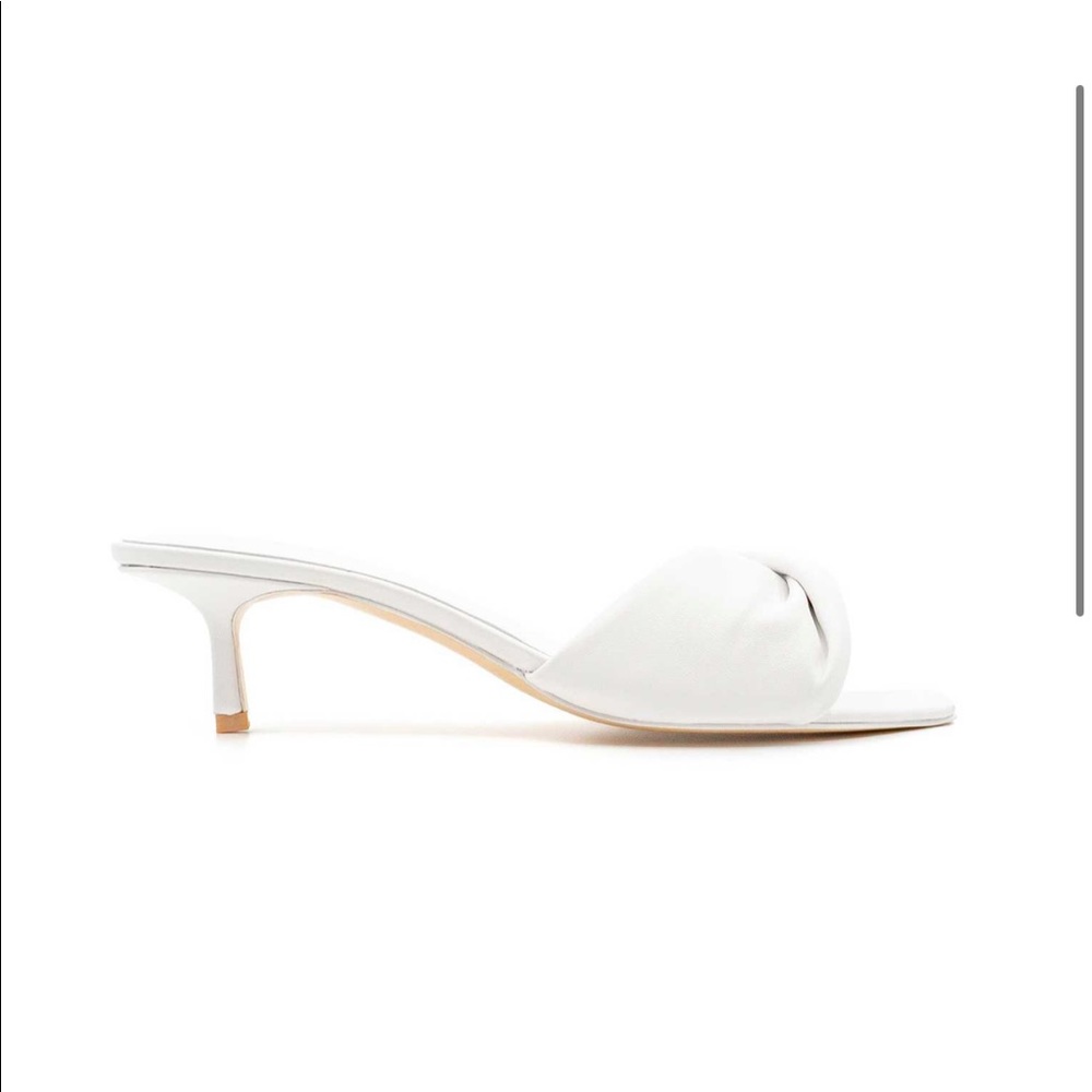 COPY - Studio Amelia's padded sandal, a twisted top strap made from buttery lea…